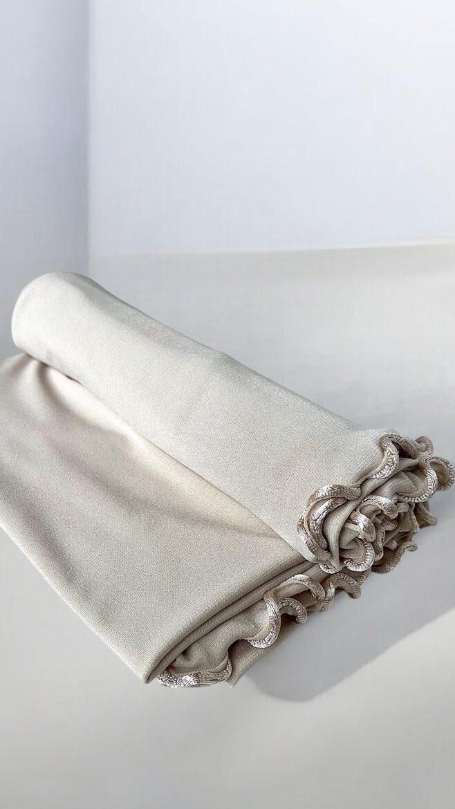 Jersey Premium frisé Beige Sable