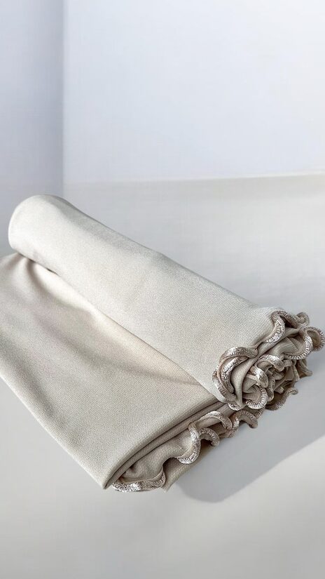 Jersey Premium frisé Beige Sable